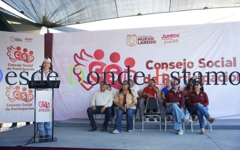 Vecinos del poniente de Nuevo Laredo se unen a trabajos del Gobierno Municipal