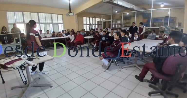 IMPACTA fortalecer la prevención en jóvenes con jornada educativa en Secundaria Técnica 57