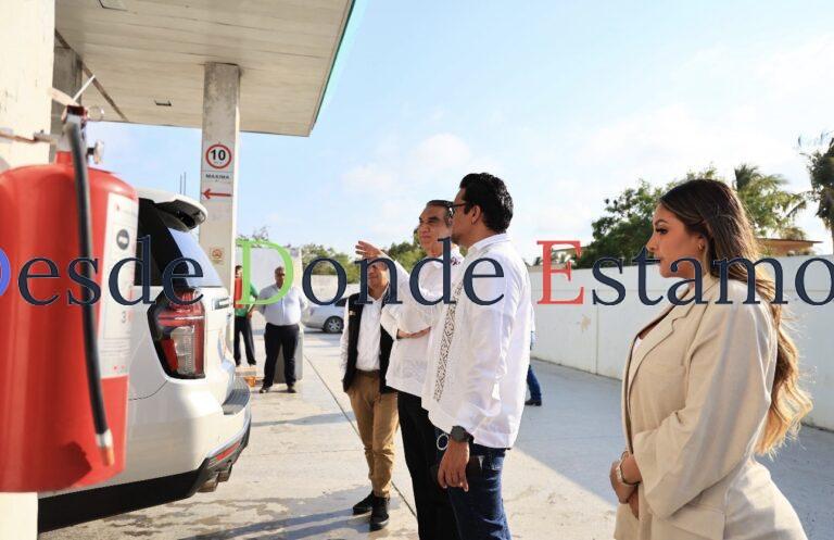 Supervisa gobernador operaciones y despacho de la Gasolinera del Pueblo