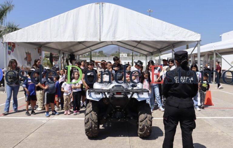 Niñas, niños y adolescentes visitan el Complejo Estatal de Seguridad Pública